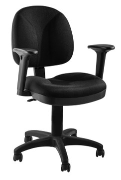 NPS Comfort Task Chair with Arms, 18"-22" Height