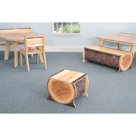 Nature View Live Edge Small Log Bench