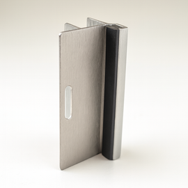 Strike and keeper for 1 inch in swing door and post, 6 inch, clear anodized aluminum Other Shiffler Furniture and Equipment for Schools