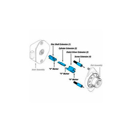 Extension kit for Master Lock models 1654, 1655, 1670 and 1671