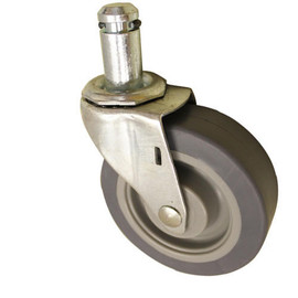 4"x 1.25 Caster for Palmer Tables, Inner Wheel, 13/16 ring stem, poly gray Palmer Hamilton, LLC Shiffler Furniture and Equipment for Schools