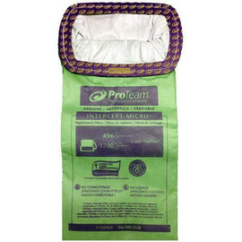 PROTEAM Intercept Micro Filters for Super HalfVac HEPA (open collar), 10-pack PROTEAM INC Shiffler Furniture and Equipment for Schools