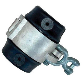 Swing hanger w/shackle, wrapless, For 3-1/2" pipe; stainless steel Jensen Swing Shiffler Furniture and Equipment for Schools