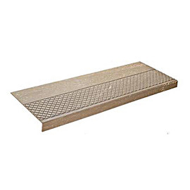 R.C. Musson 622 Series Rubber Stair Tread with Diamond Design - 54"L R.C. Musson Rubber Co. Shiffler Furniture and Equipment for Schools