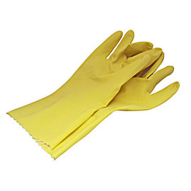Flock Lined Latex, Yellow Gloves, 18 Mil, medium, Individually Bagged, 1 dozen per pack Other Shiffler Furniture and Equipment for Schools