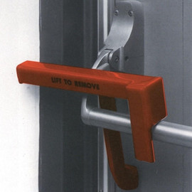 Door Security Latch - fits Single Door, Left Handed, 10"W x 4-1/2"D Security Latch Shiffler Furniture and Equipment for Schools