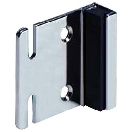 PILASTER SUPPORT BRACKET 1 STAMPED S/S FLOOR MOUNT ONLY - Toilet Partition  Hardware - Jacknob