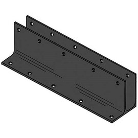 Continuous 1-Ear bracket for 1-1/4" Panel; aluminum; 57-1/2" long Other Shiffler Furniture and Equipment for Schools