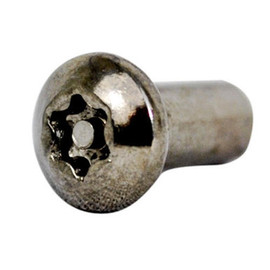 Barrel nut Torx tamper proof; 10-24 x 5/8" chrome plated steel sold per 100 Other Shiffler Furniture and Equipment for Schools