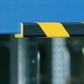 Corner Protection Safety Foam Guard, Type H+, Black / Yellow, Self