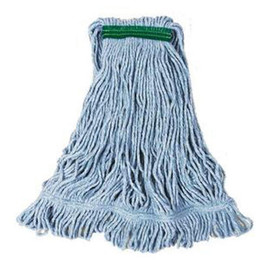 Med Super Stitch Blend Mop, 1" Headband, White, 6/cs Newell Rubbermaid Shiffler Furniture and Equipment for Schools