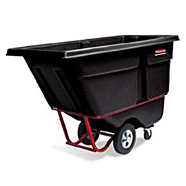1/2 cu yd Tilt Truck, Standard Duty, Black Newell Rubbermaid Shiffler Furniture and Equipment for Schools