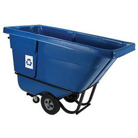 1/2 cu yd Recycling Tilt Truck, Standard Duty, Blue Newell Rubbermaid Shiffler Furniture and Equipment for Schools