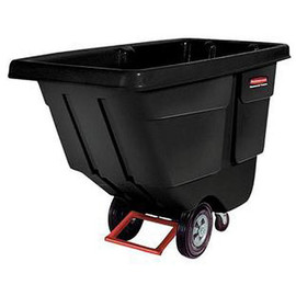 1 Cubic Yard Tilt Truck Utility Duty Black Newell Rubbermaid Shiffler Furniture and Equipment for Schools