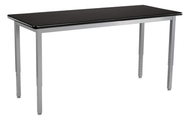 Buy NPS Heavy Duty Height Adjustable Steel Table, Gray Frame, 30 x