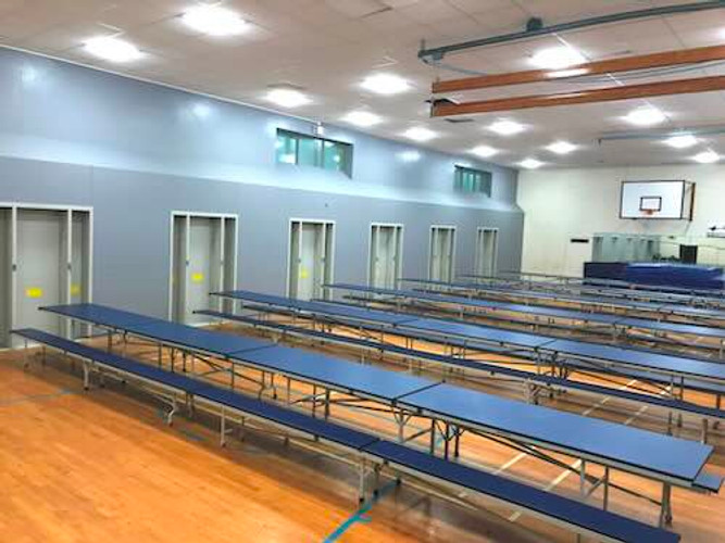 Foldable Cafeteria Pocket Table Solutions for New and Existing Schools