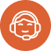 Knowledgeable customer service team icon