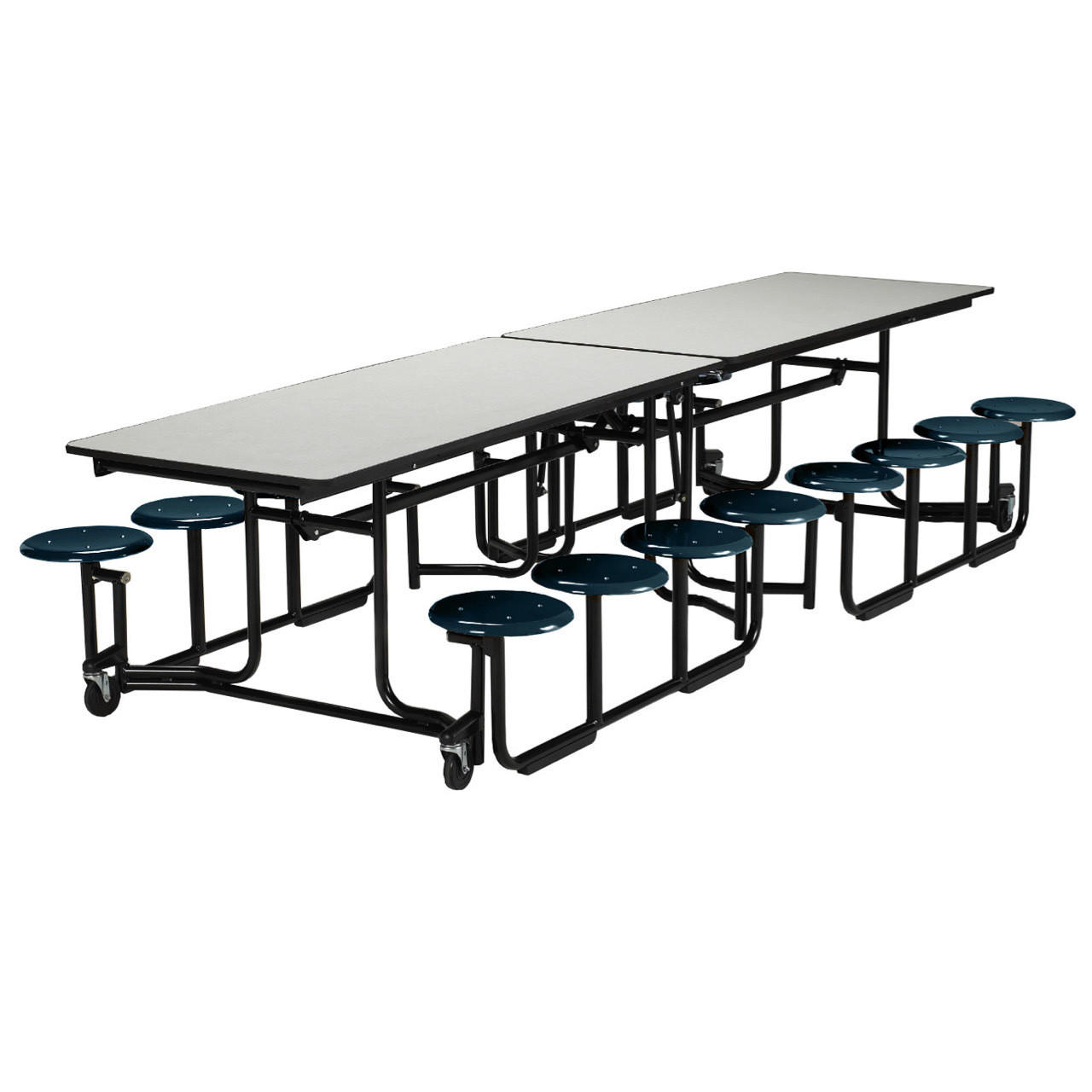 Buy KI Uniframe Rectangular Cafeteria Table 16 Stool Seats