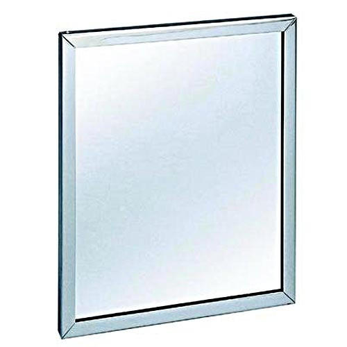 Buy Meek Glass Mirror with Stainless Steel, Channel Frame