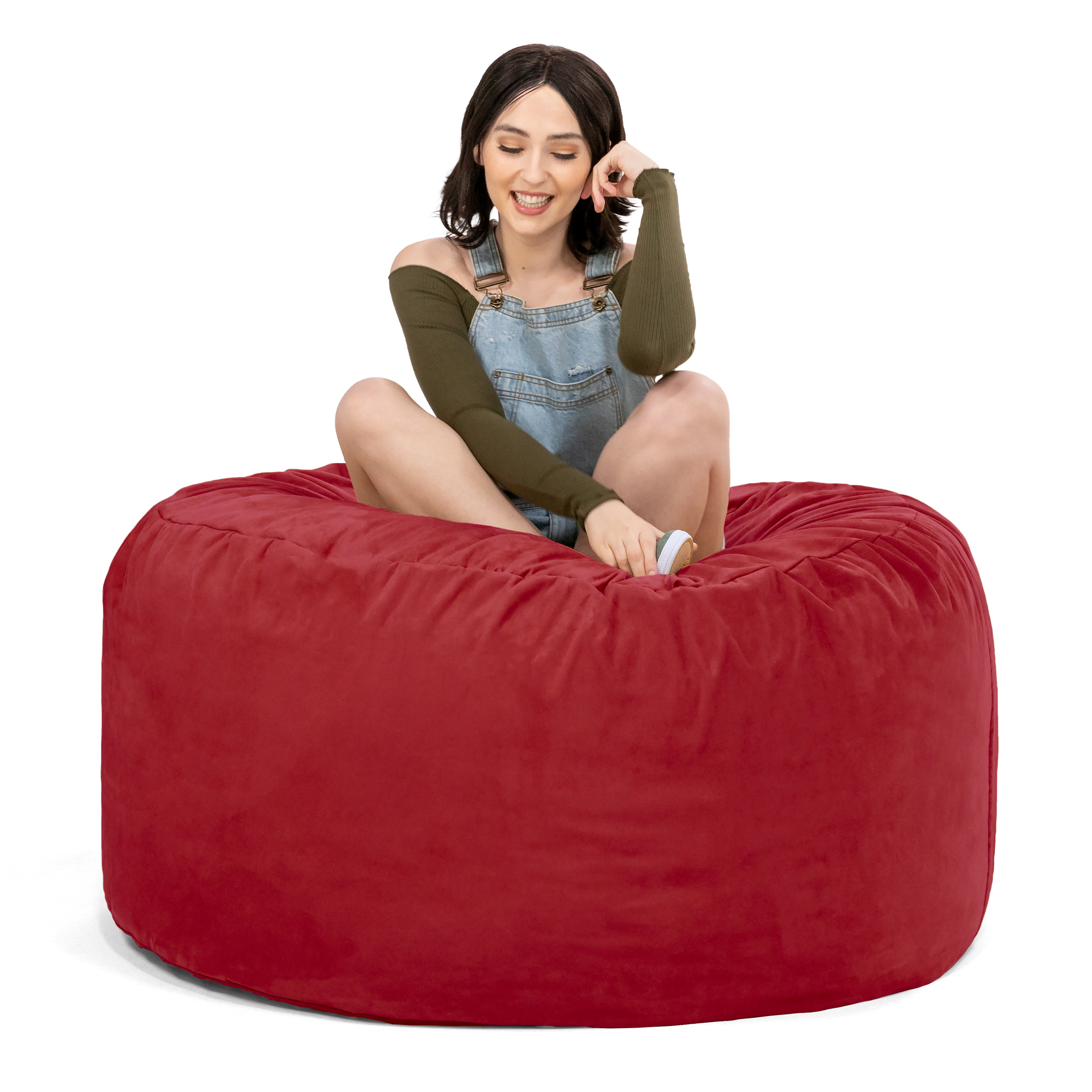 Buy Jaxx Saxx 4 Foot Round Bean Bag w/ Removable Cover