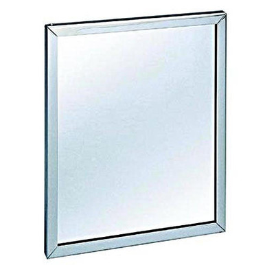 Buy Meek Glass Mirror with Stainless Steel, Channel Frame