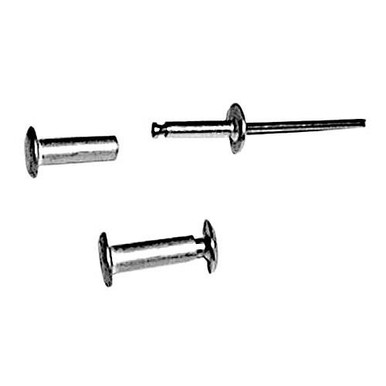 2-piece rivet, with - Male piece with mandrel - Female piece Material ...