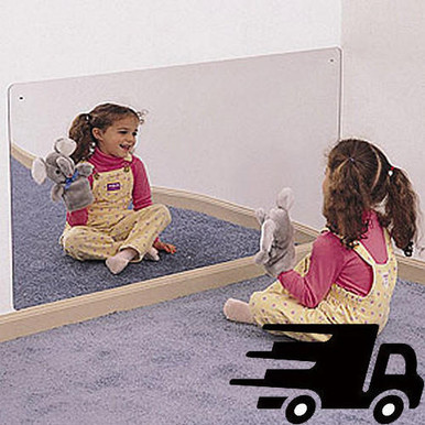 Meek Tempered Glass Mirror, Channel Frame - 24 x 36