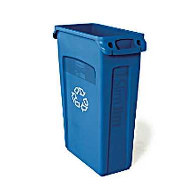 Rubbermaid Slim Jim 23-Gallon Recycling Container, Blue