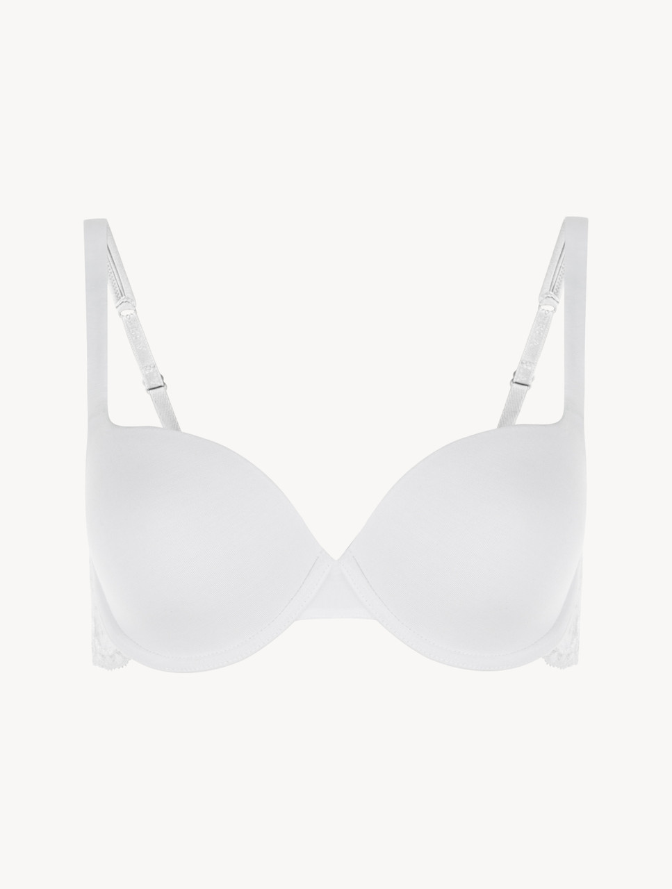 Skiny Reggiseno T-Shirt In Viscosa Di Bambù Con Pizzo Riciclato, Donna