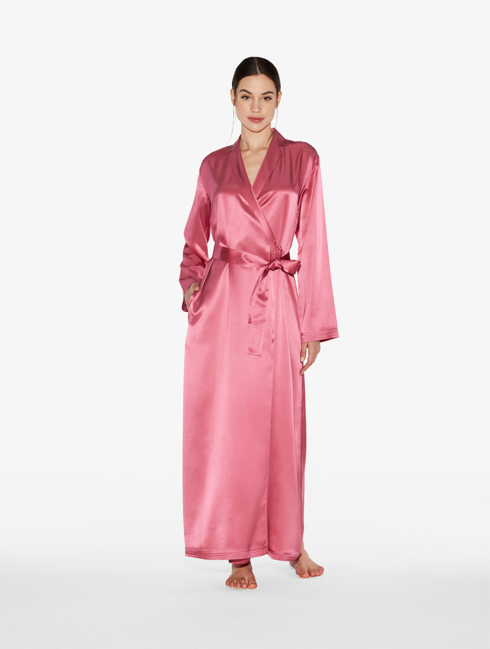 Vestaglia Lunga Indaco Sky Donna Floreale Blu Viscosa - Taglie UK 14-18 - Nuova Con Etichette
