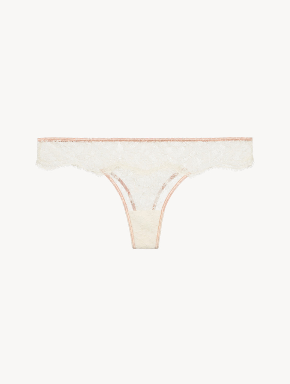 YANJI Tanga intimissimi Perizoma Mare Body Pizzo Bianco Manica Lunga