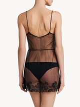 Slipdress in tulle ricamato nero_2
