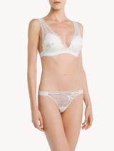 Reggiseno a triangolo in Lycra® off-white con pizzo Leavers_1