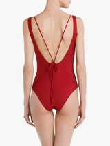 Costume intero senza ferretto rosso scuro_2