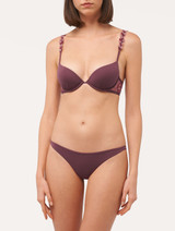 Reggiseno push-up in Lycra® riciclata bordeaux_1