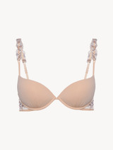 Reggiseno push-up in Lycra® riciclata beige_0