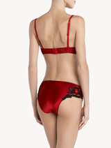 Reggiseno push-up rosso con ricamo a frastaglio_2