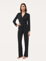 Top in jersey di misto seta e modal nero_3