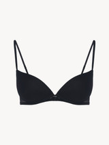 Reggiseno push-up in tulle stretch nero_0