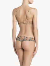 Reggiseno push-up in pizzo Leavers color sabbia_5
