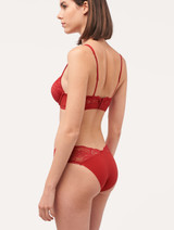 Slip medio in Lycra® rosso granato con pizzo Leavers_2