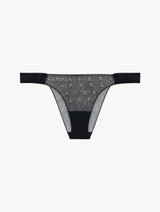 Slip basso in tulle stretch ricamato nero_0