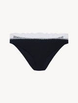 Slip medio nero e off-white con pizzo_0