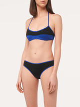 Reggiseno mare color-block cobalto e nero_1