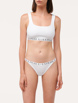 Brassière in cotone stretch bianco_1