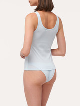 Canotta in cotone stretch grigio argento_2