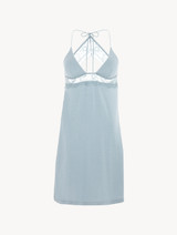 Slipdress in rayon celeste con pizzo_0