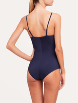 Costume intero Blu navy con dettagli glitterati_2