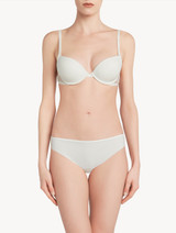 Reggiseno T-shirt multifunzione bianco con pizzo Chantilly_0