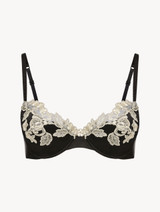 Set regalo 3 pezzi lingerie e vestaglia Maison color nero_3